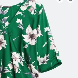 Beacon Green Floral Blouse